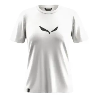Tričko Salewa Solidlogo Dry T-Shirt Woman - White