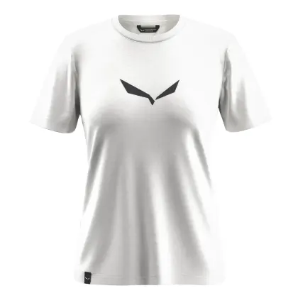 Tričko Salewa Solidlogo Dry T-Shirt Woman - White