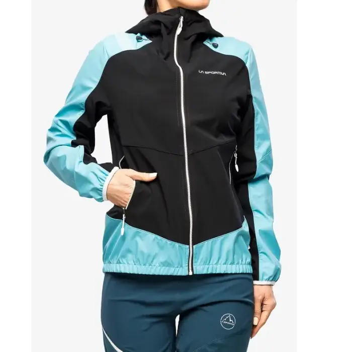 Bunda La Sportiva Aequilibrium Softshell Jacket Woman - Black/Malibu blue