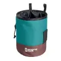 Vrecko na magnézium Singing Rock Chalk Bag Duo - brown/green