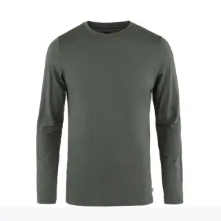 Tričko Fjällräven Abisko Wool LS - Basalt