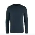 Tričko Fjällräven Abisko Wool LS - Dark Navy