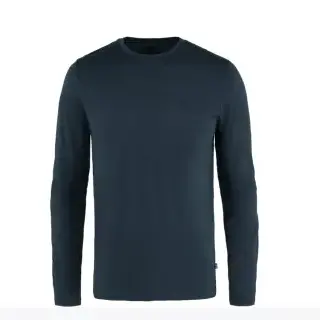 Tričko Fjällräven Abisko Wool LS - Dark Navy