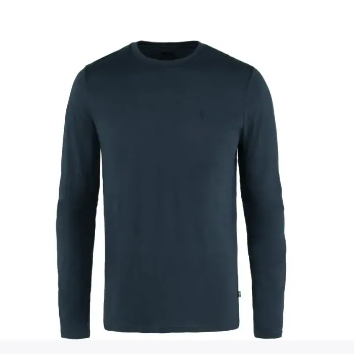 Tričko Fjällräven Abisko Wool LS - Dark Navy