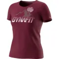 Tričko Dynafit Transalper Graphic S/S Tee Woman - Burgundy