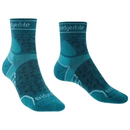 Ponožky Bridgedale Trail Run LW T2 Merino Sport 3/4 Crew Woman - Teal