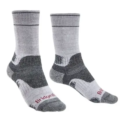 Ponožky Bridgedale Hike Trekker MW MP Boot Woman - Silver grey