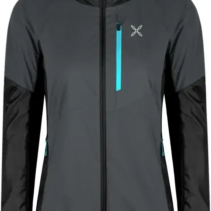 Bunda Montura Alpha Evo Jacket Woman - Antracite/Turqoise