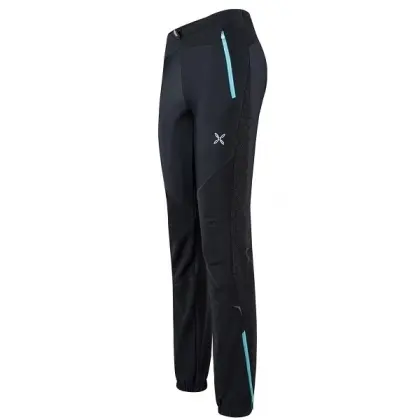 Nohavice Montura Evoque 2 Pants Woman - Nero/Care blue