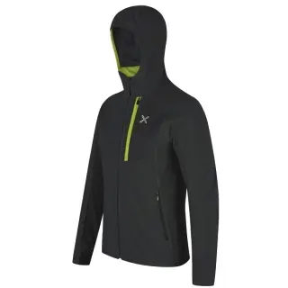 Bunda Montura Peak Jacket - Black/verde lime
