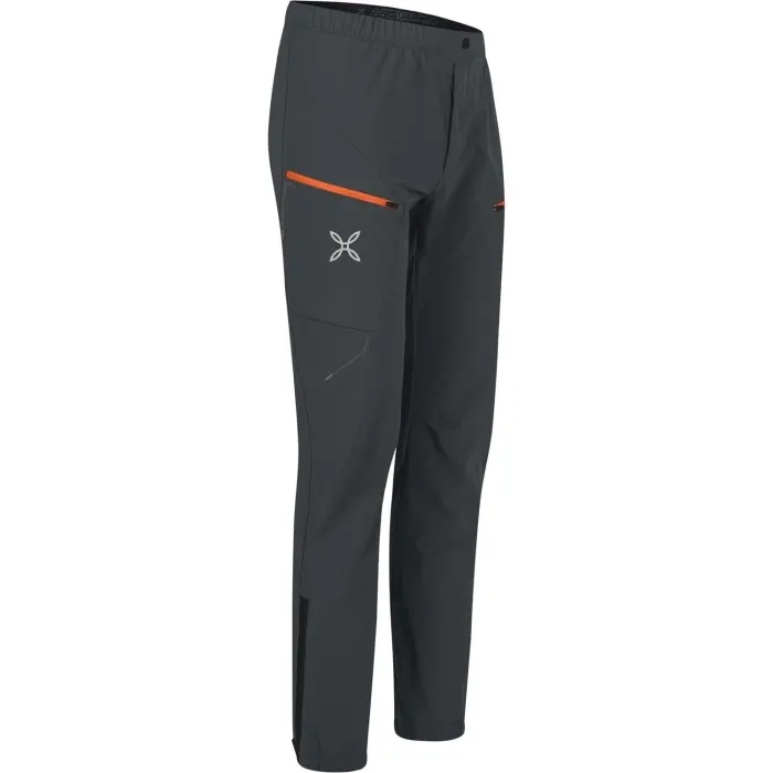 Nohavice Montura Speed Style Pant - Antracit/orange