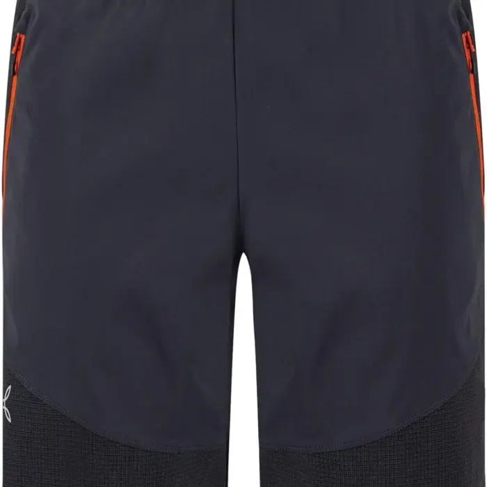 Nohavice Montura Falcade Bermuda - Charcoal grey/Orange