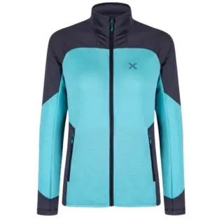Bunda Montura Rise Maglia Woman - Turquoise/graphite blue