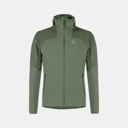 Bunda Montura Rise Hooded Jacket - Verde Salvia