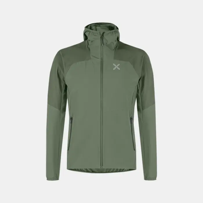 Bunda Montura Rise Hooded Jacket - Verde Salvia