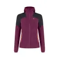 Bunda Montura Rise Hooded Jacket Woman - Wine Red/Melon