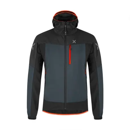 Bunda Montura Air Action Hybrid Jacket - Piombo/Orange