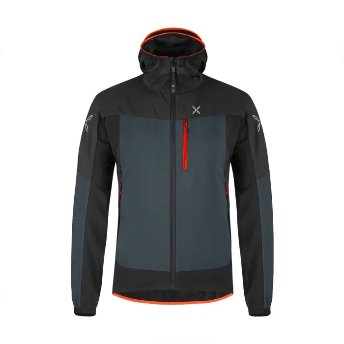 Bunda Montura Air Action Hybrid Jacket - Piombo/Orange