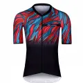Cyklistický dres Force Life - Black/red