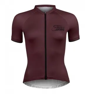 Cyklistický dres Force Charm Woman - Bordo