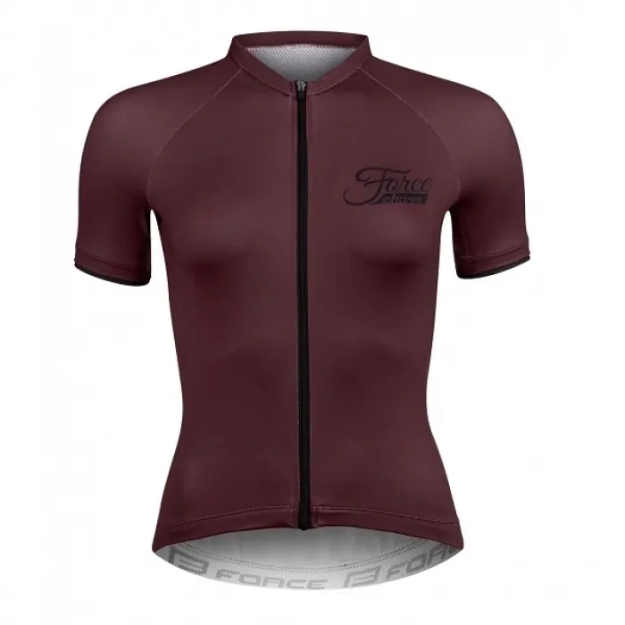 Cyklistický dres Force Charm Woman - Bordo