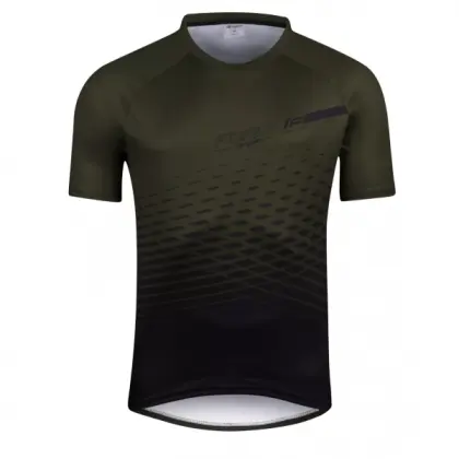Cyklistický dres Force MTB Angle - Army