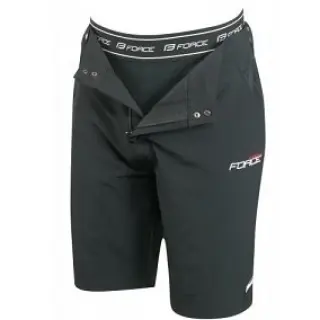 Nohavice Force Blade MTB s vložkou - Black