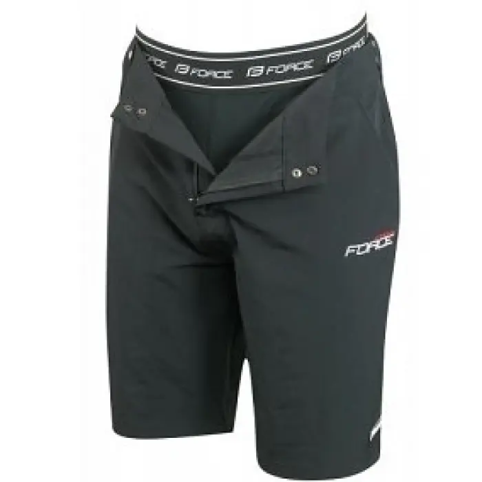 Nohavice Force Blade MTB s vložkou - Black
