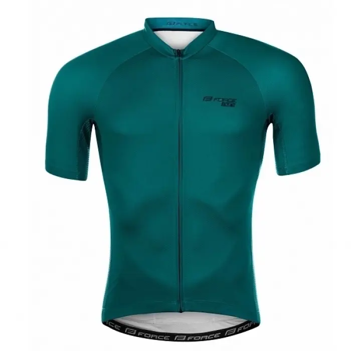 Cyklistický dres Force Pure - Petrol blue