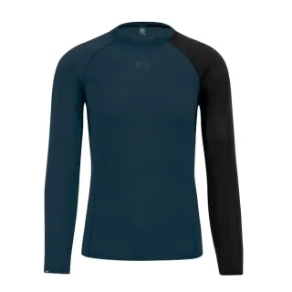 Tričko Karpos Dinamico Merino 130 LS - Midnight/Black