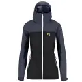 Bunda Karpos Lavaredo Rain Evo Jacket Woman - Ombre blue/Vulcan