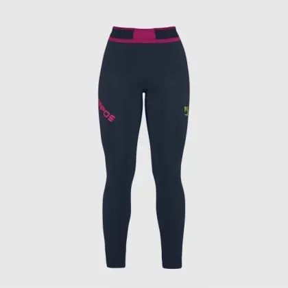 Nohavice Karpos Lavaredo Plus Winter tights Woman - Vulcan/pink